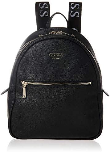 GUESS womens Manhattan Large Backpack, Black, One Size US.